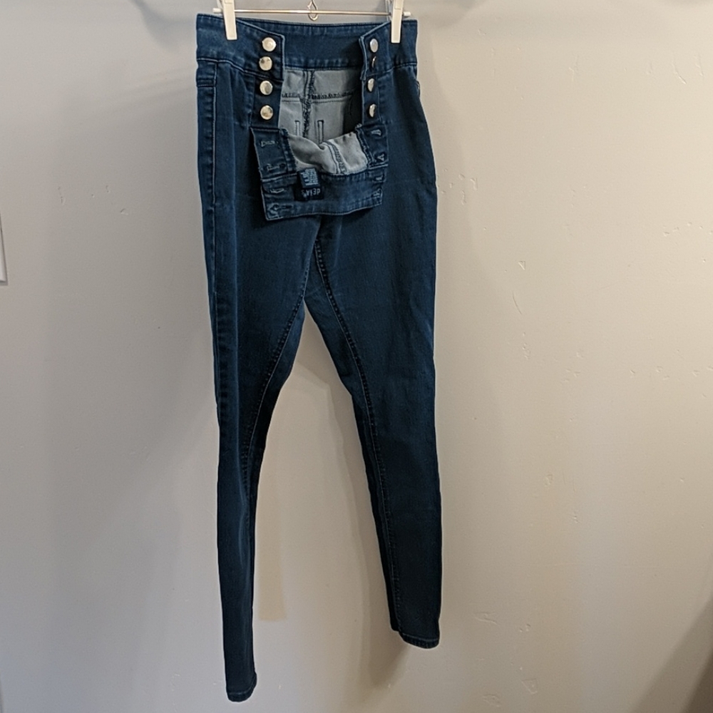 Delia's double button fly jeans